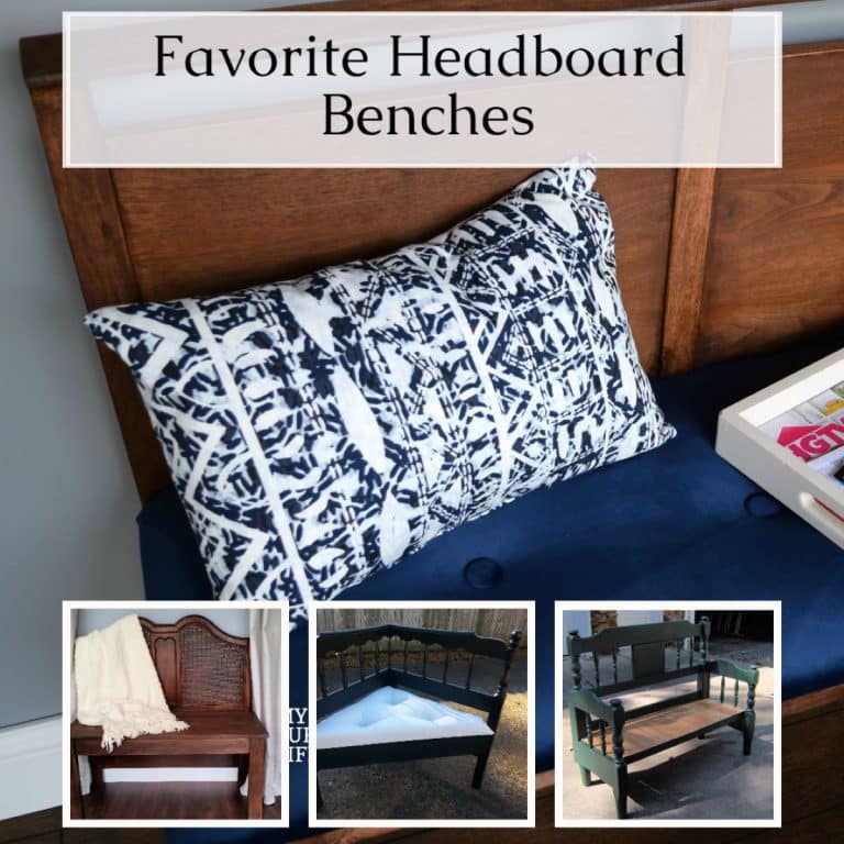 How to Turn Headboards Into Benches