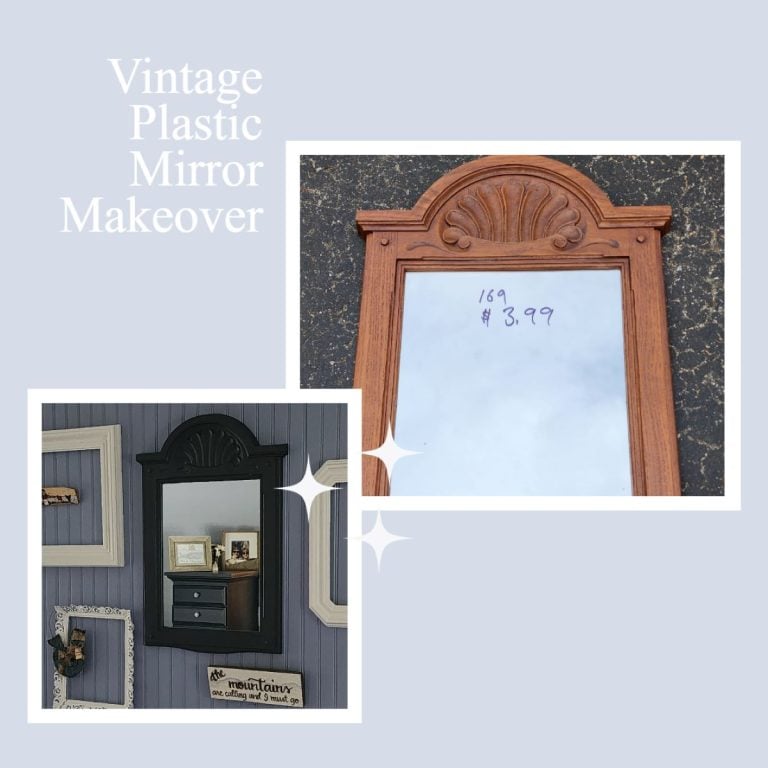 Small Vintage Mirror Makeover