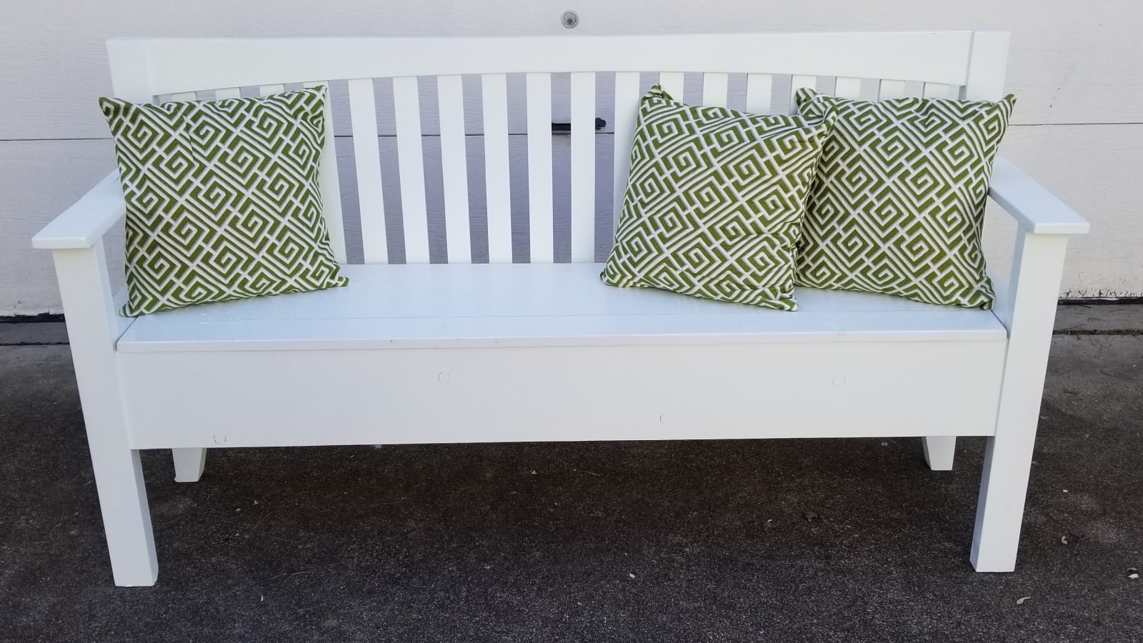 mission style headboard bench