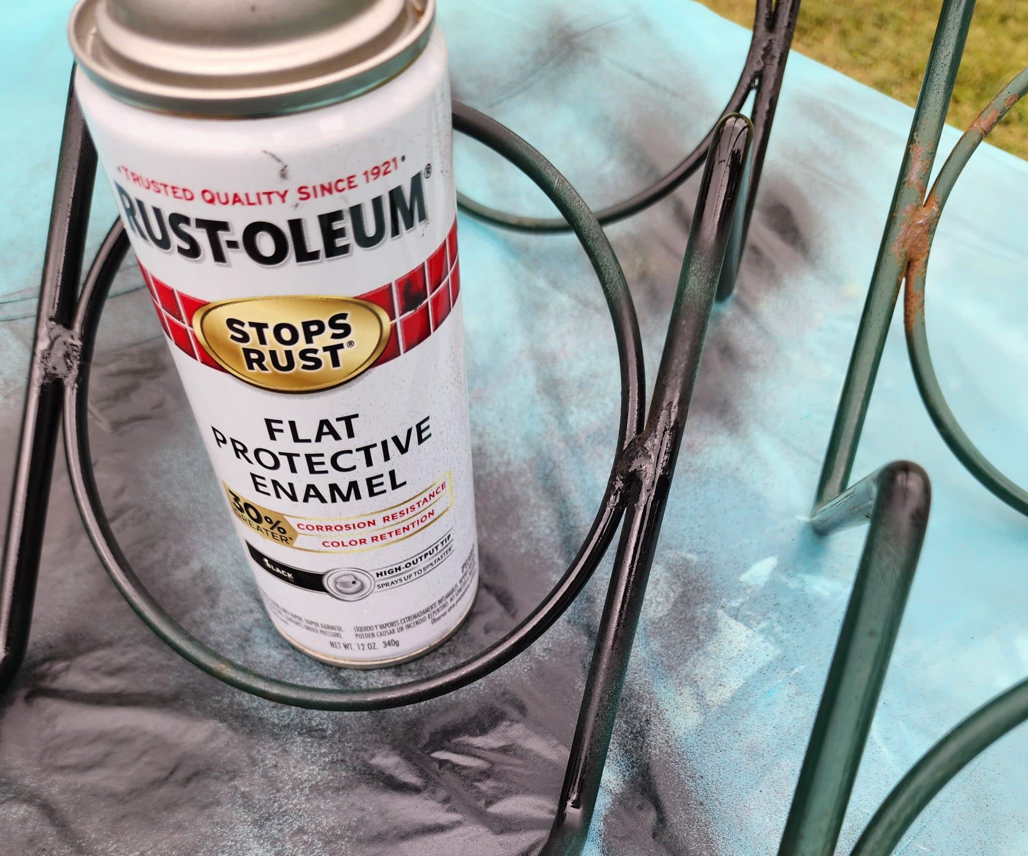 Wrought Iron Plant Stand My Repurposed Life®