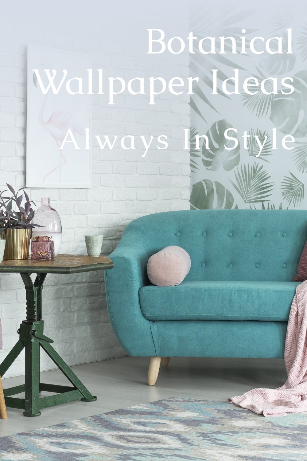 Floral or botanical wallpaper is a perennial favorite among homeowners and interior designers. Colors, styles and designs to inspire you. via @repurposedlife
