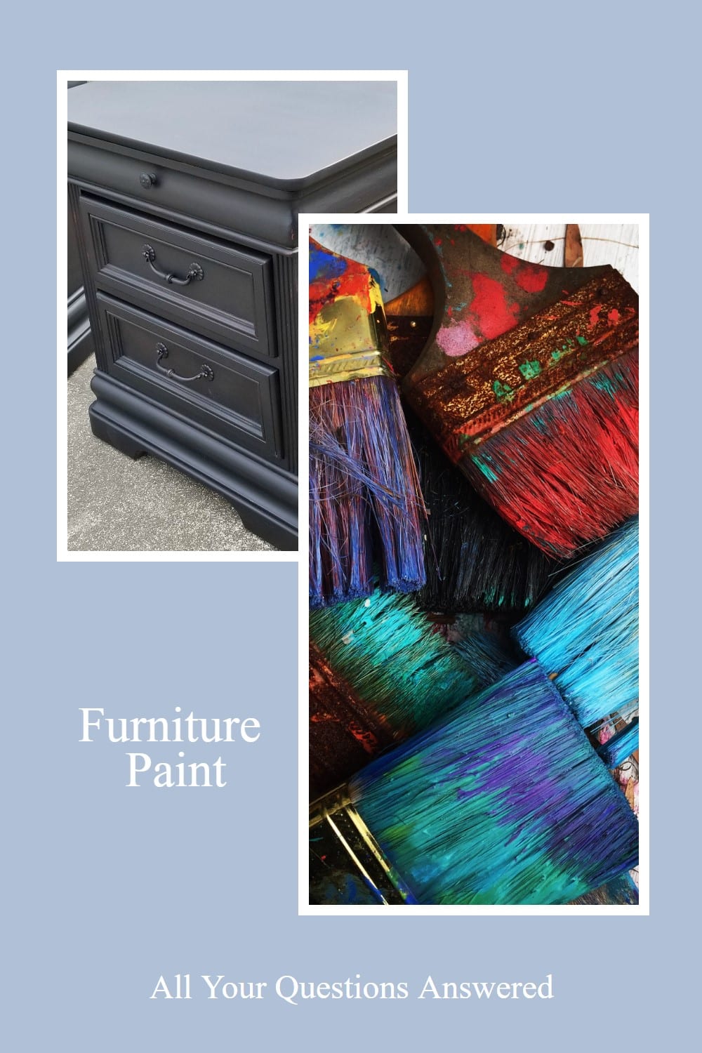 Furniture paint tips for your next hand-me-down project. Do you have a "new to you" dresser you want to update? All of your questions answered. via @repurposedlife