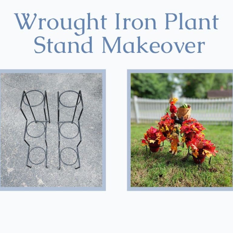 Wrought Iron Plant Stand