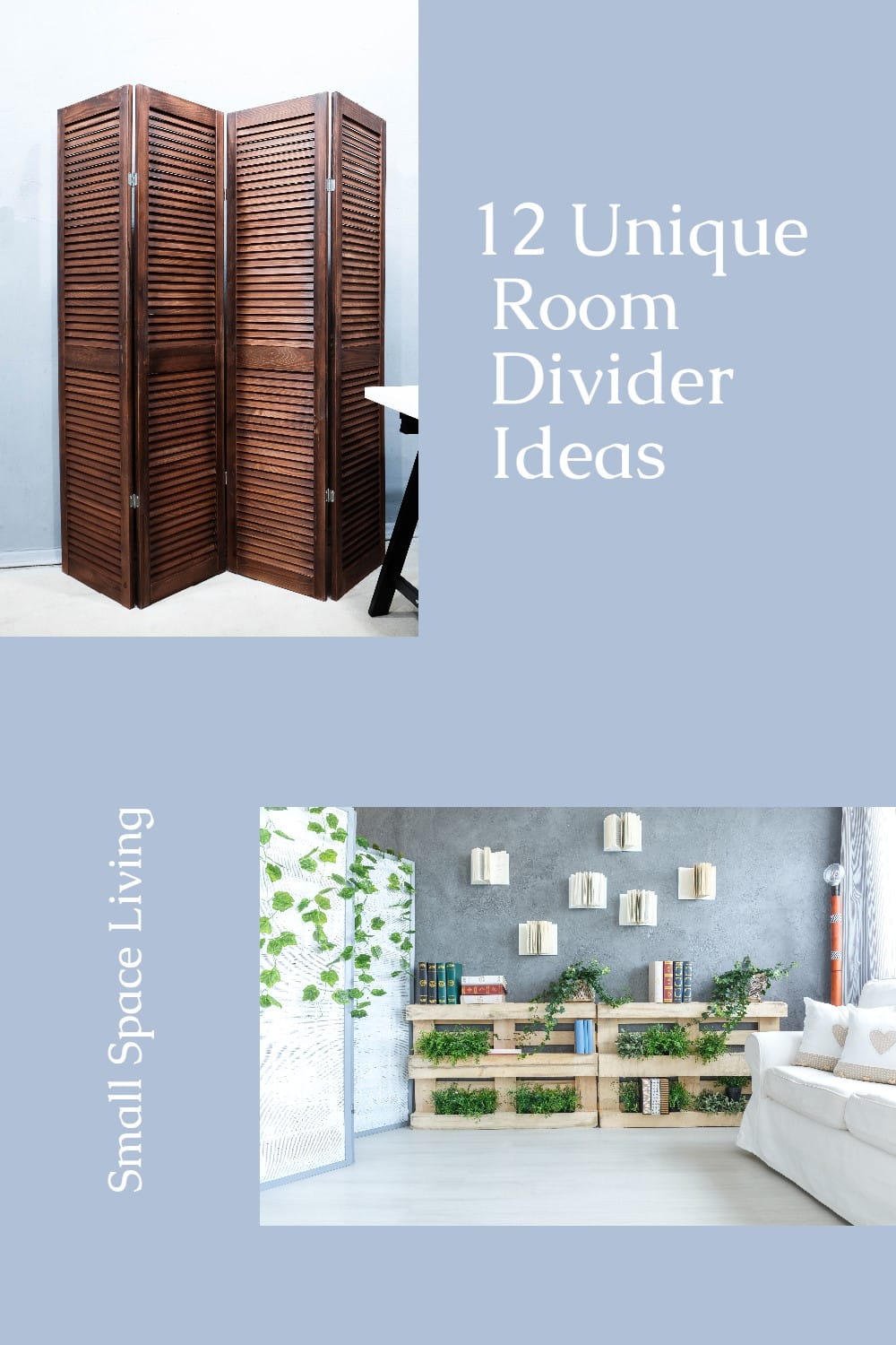 If you're having small space privacy issues, or trying to break up an open floor plan, these 12 room divider options will solve your problem. via @repurposedlife