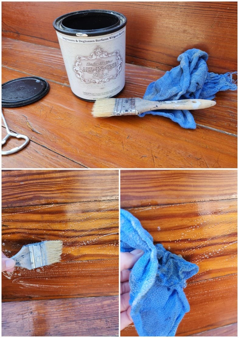 how to prep surface for stain