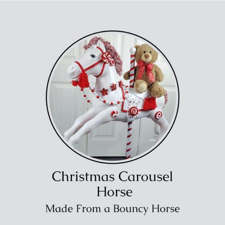 Christmas Carousel Horse | Bouncy Horse
