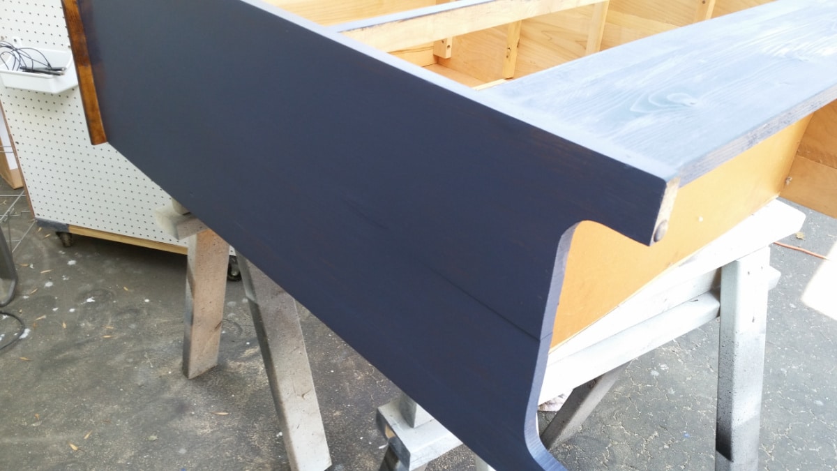 dark blue dresser