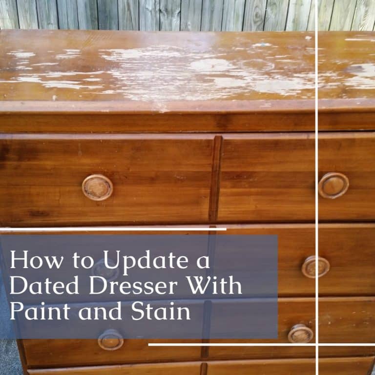 How to Update a Dresser With Paint and Stain