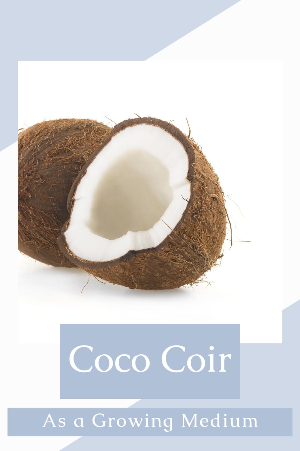 What is Coco Coir and how do you use it? It is basically the wasted part of a coconut, the husk. It can be used as a planting medium. via @repurposedlife