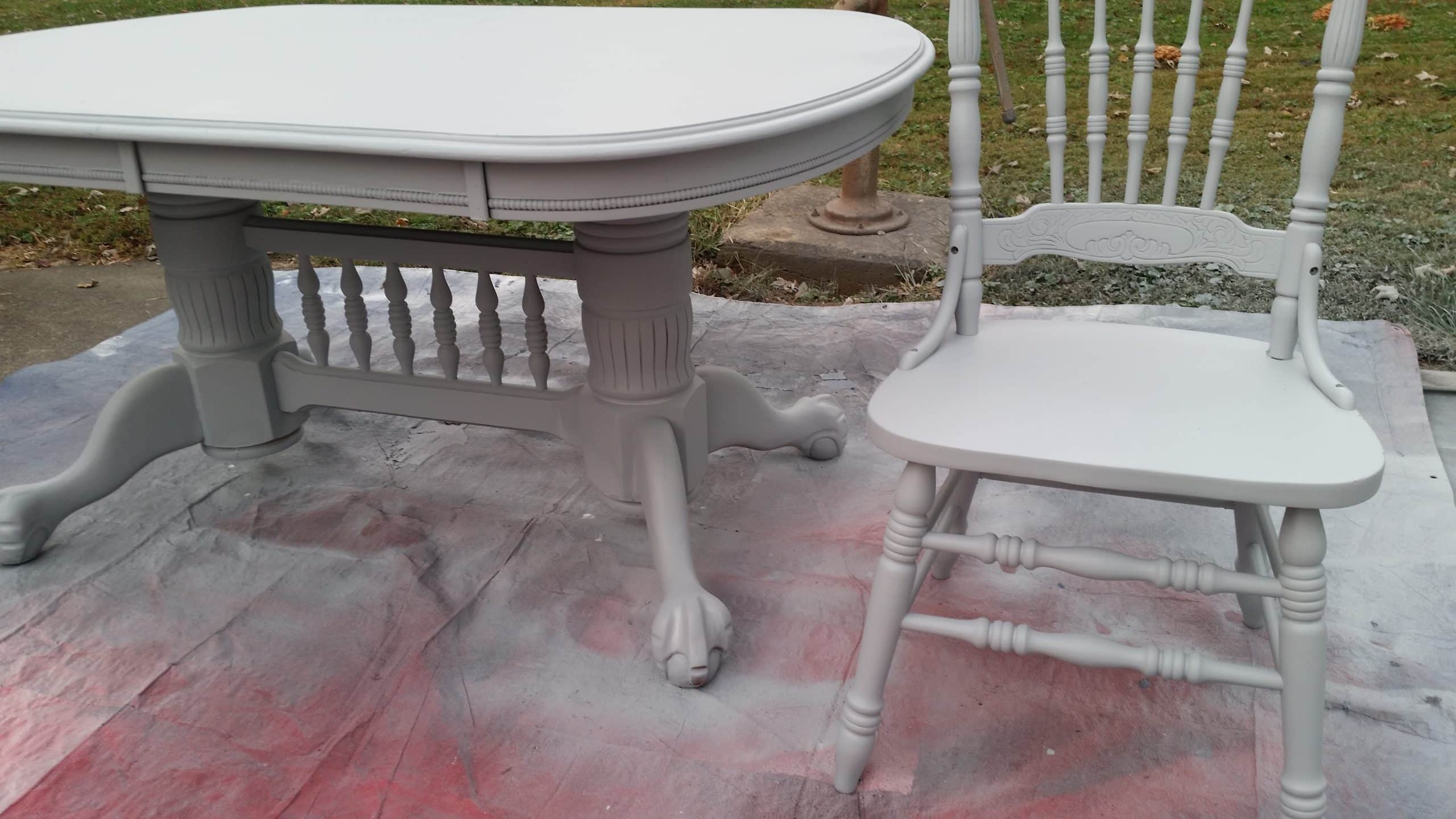 White Painted Drop Leaf Table  Confessions of a Serial Do-it-Yourselfer