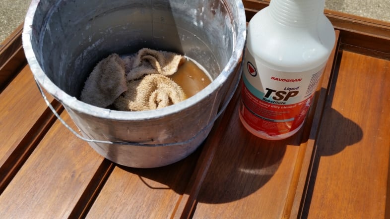 wash mcm hutch with tsp