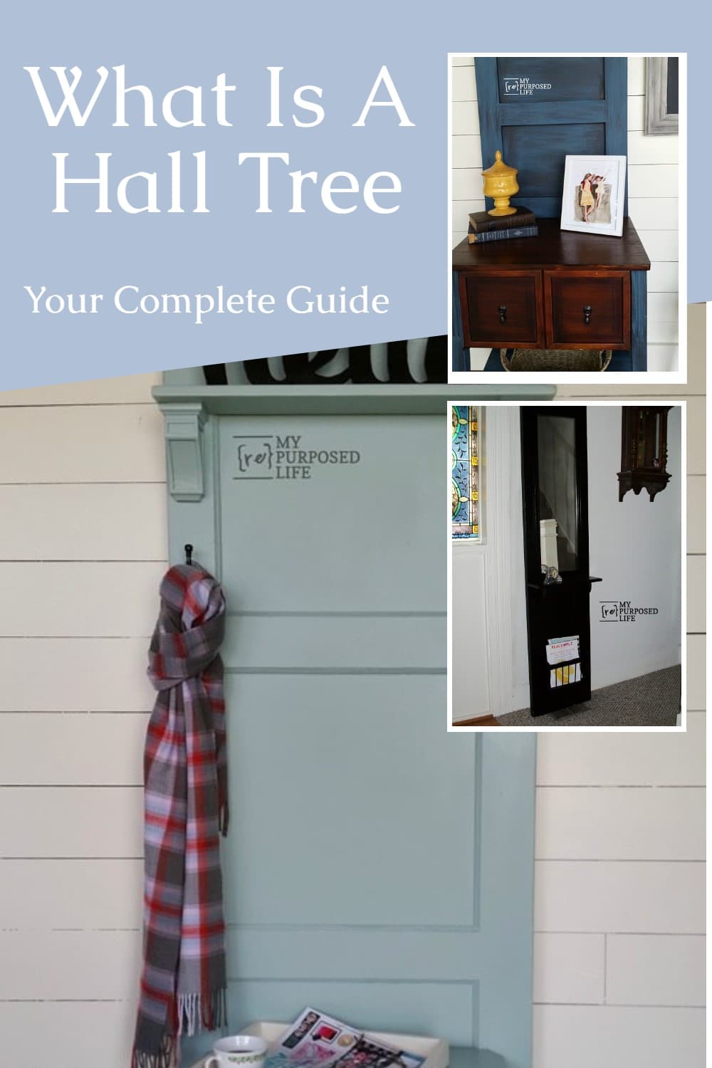 What is a hall tree? This article will give you all the information you need to make your busy morning complete. via @repurposedlife