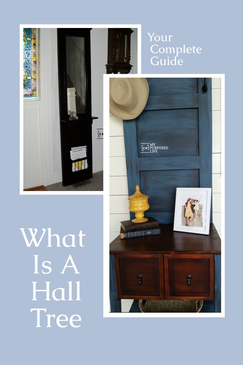 What is a hall tree? This article will give you all the information you need to make your busy morning complete. via @repurposedlife