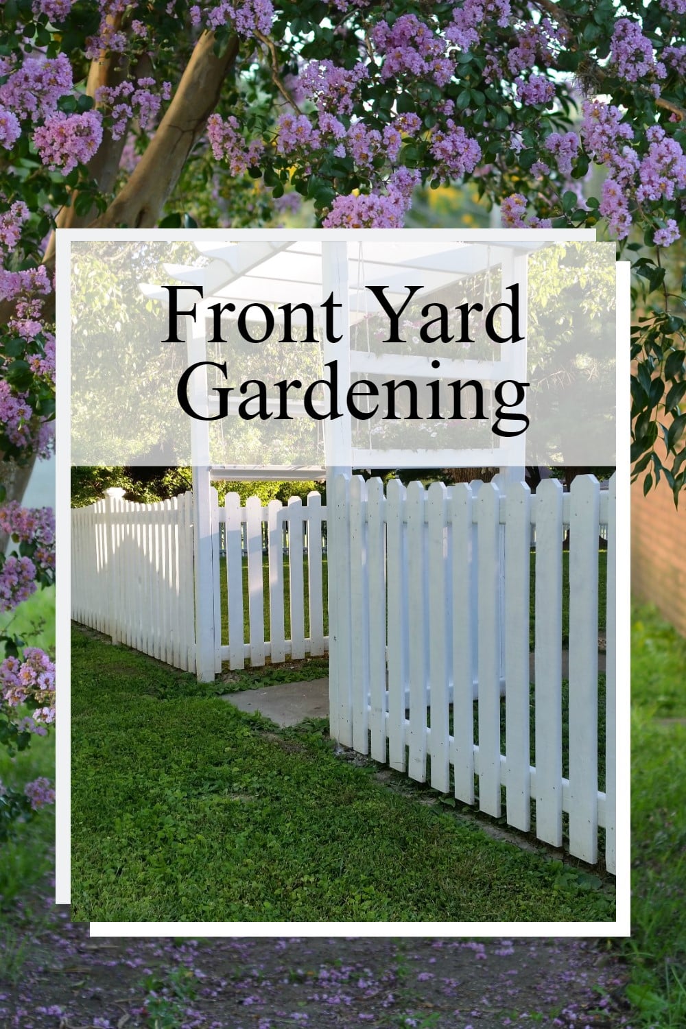 A front yard garden is your visitor's first impression.. It's not easy to take on a large project, but these tips will help you get started. via @repurposedlife