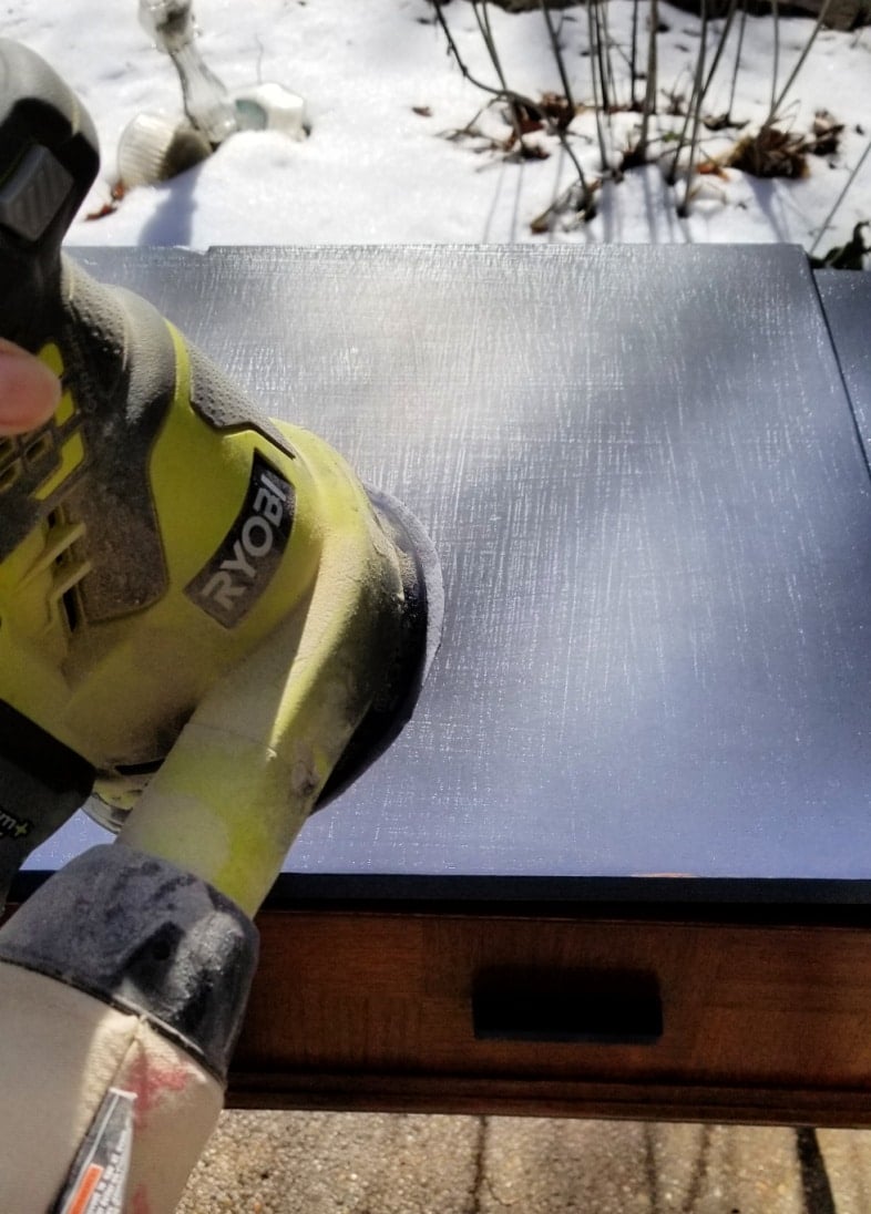 sand rough paint job