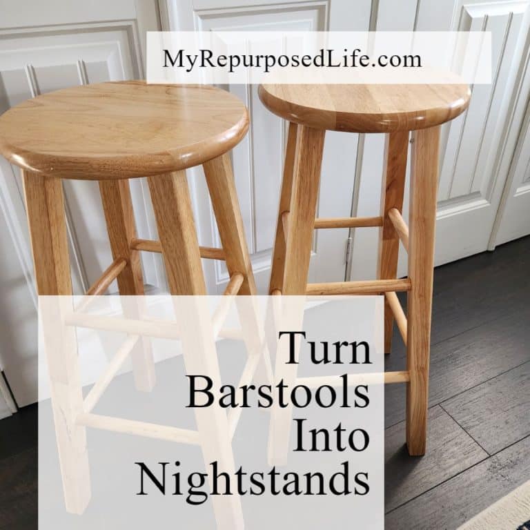 Bar Stools Into Nightstands: The How And Why