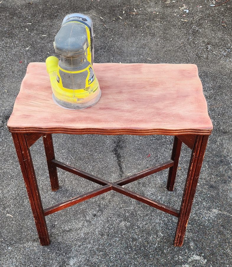 sand tabletop smooth
