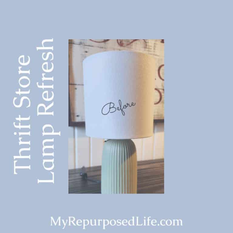 Thrift Store Lamp Refresh