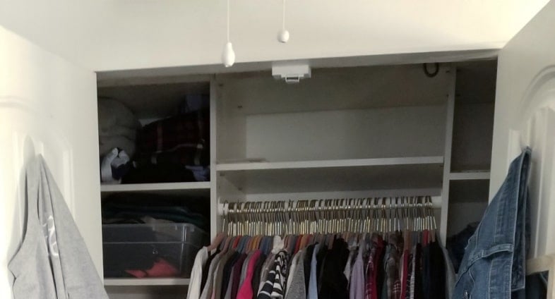 magnetic catches installed