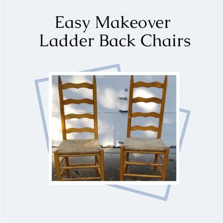 Painted Ladder Back Chairs