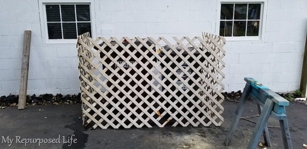 garden lattice garbage can enclosure test fit garden lattice garbage can enclosure test fit