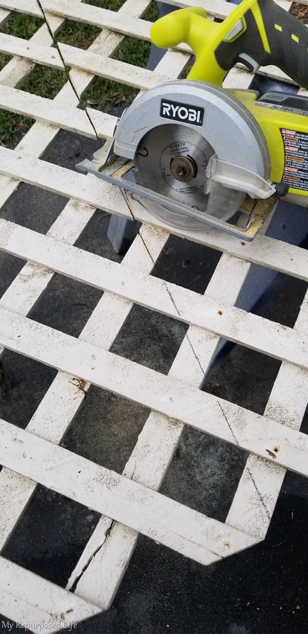 lattice and circular saw lattice and circular saw