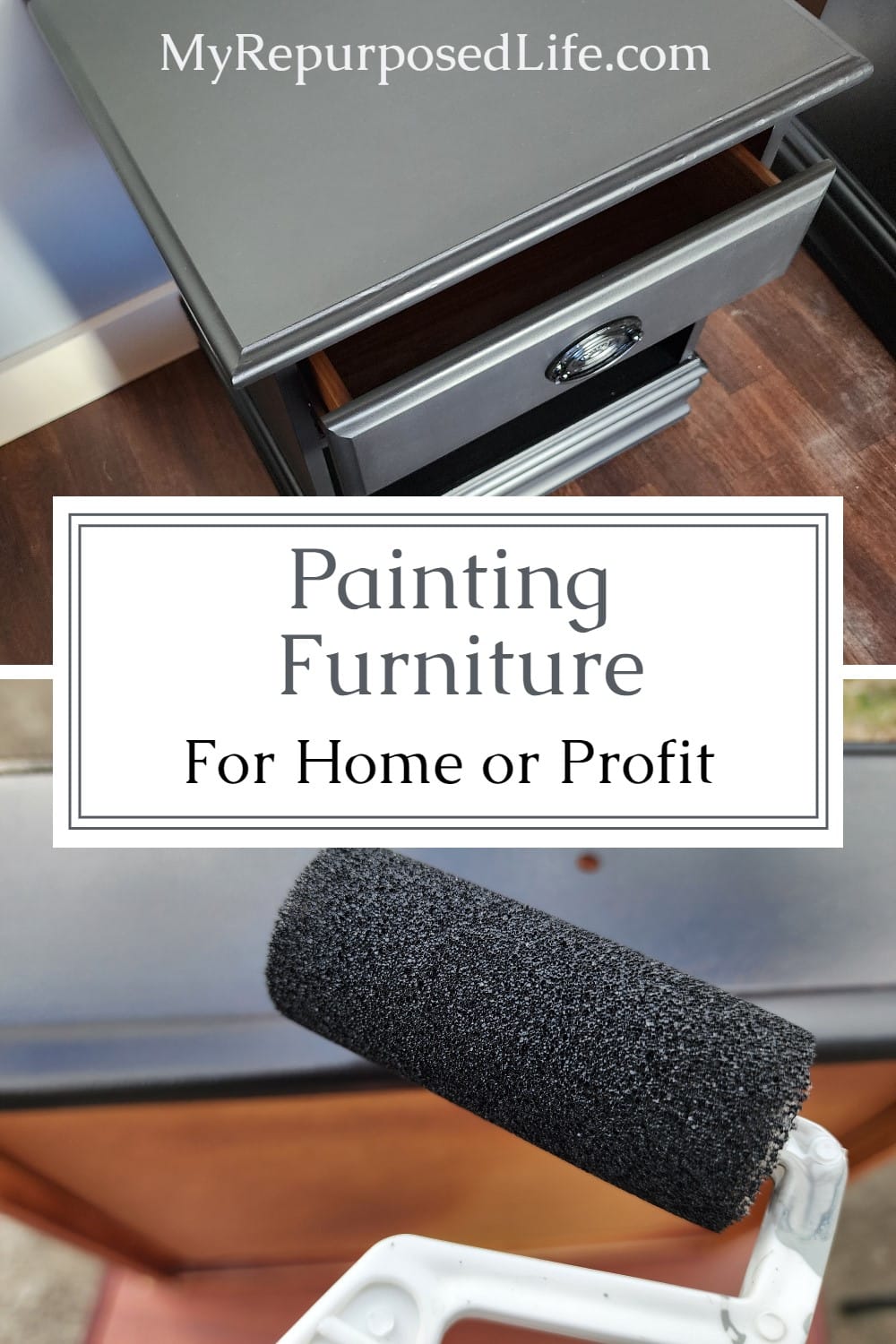 How to flip a pair of free nightstands with an easy furniture makeover. Step-by-step directions for prepping, painting and more. via @repurposedlife