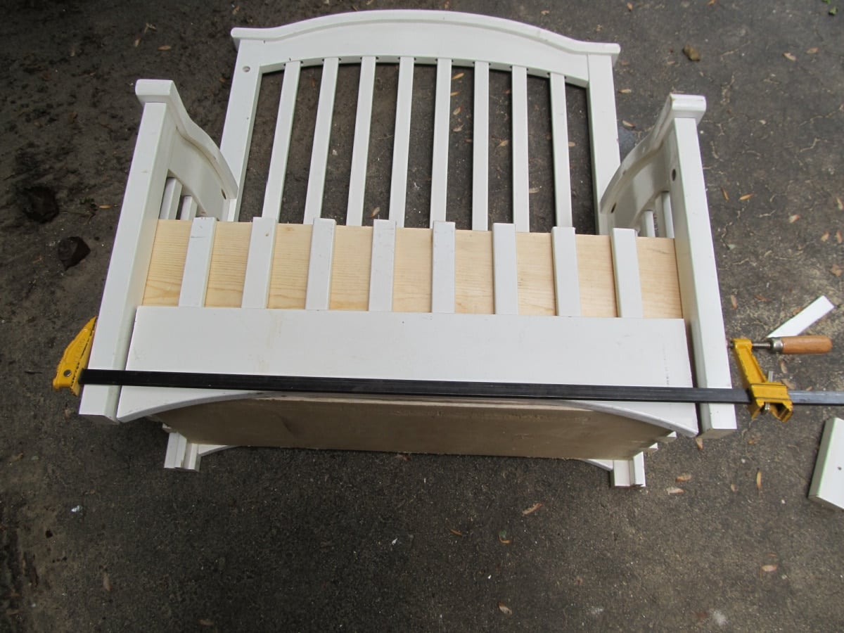 scrap piece embelishes the front