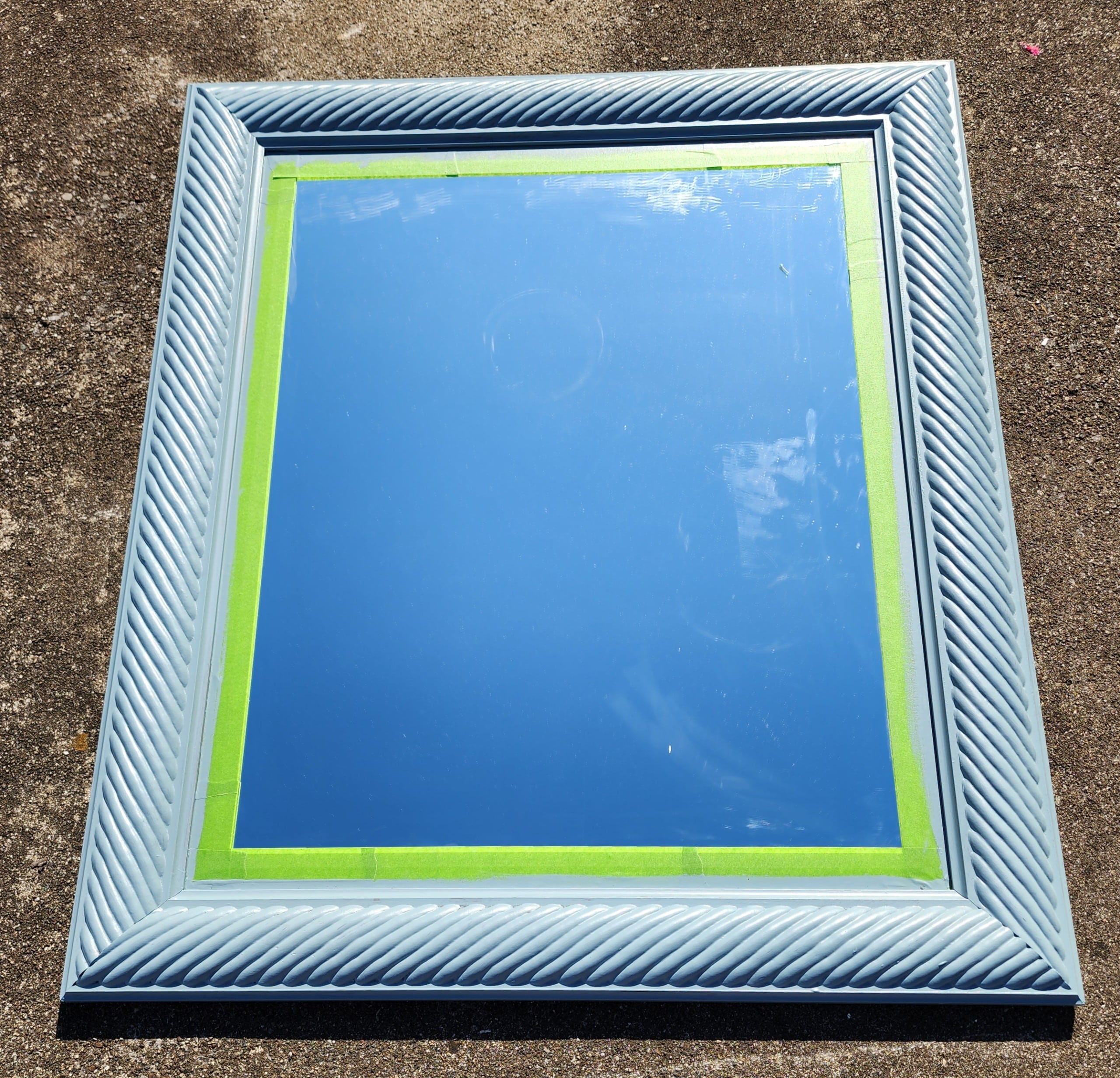 old mirror new paint