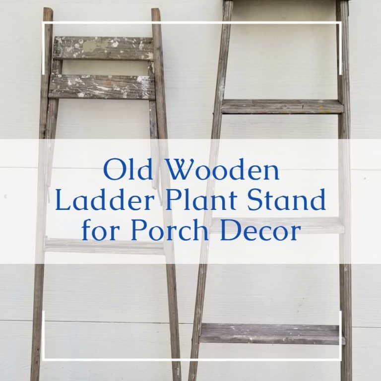 old ladder plant stand tutorial