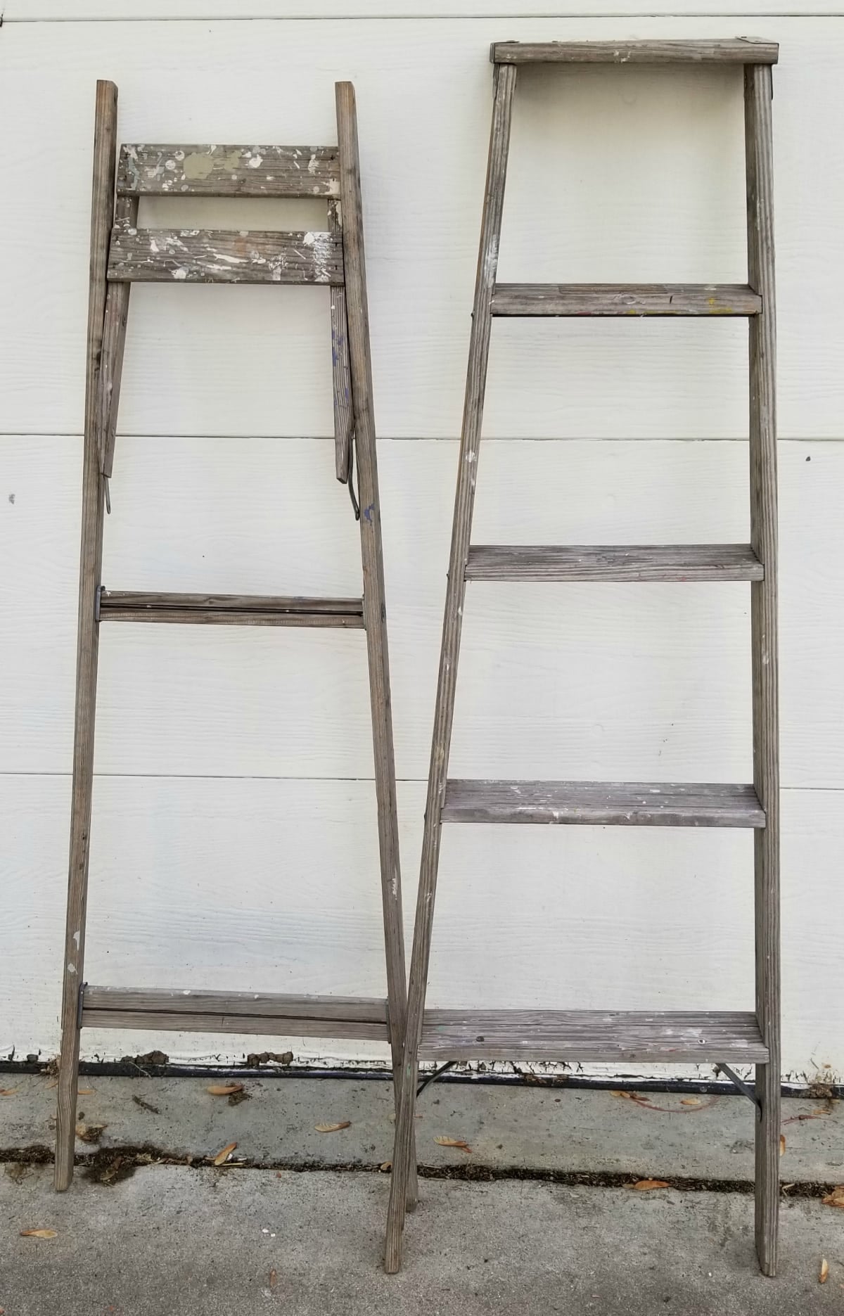 old wooden ladder
