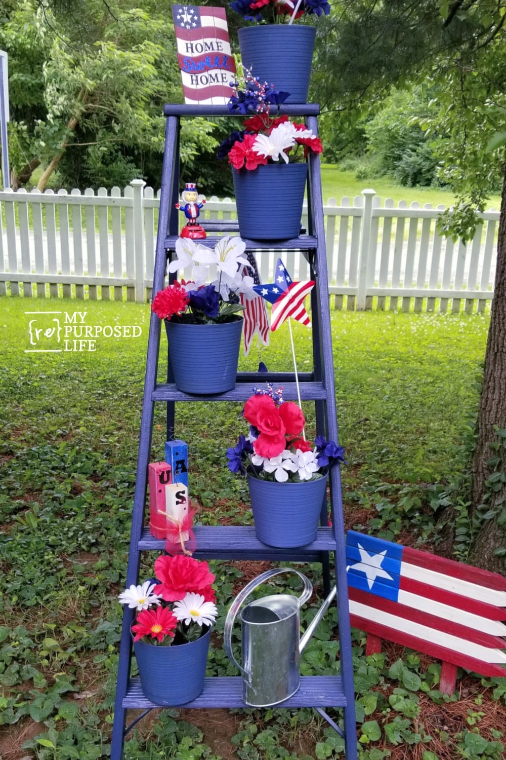 patriotic ladder decort