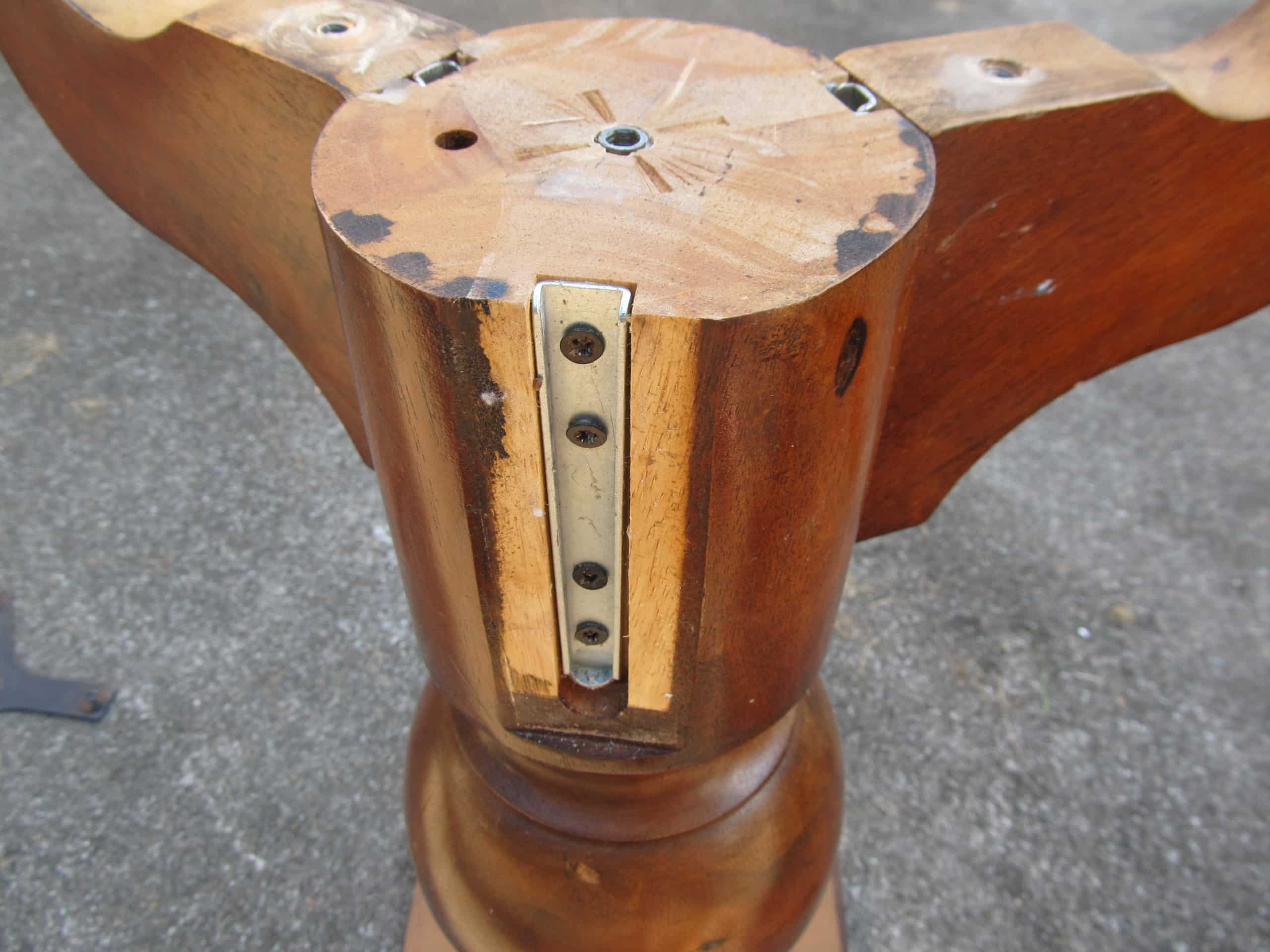 how to repair pedestals
