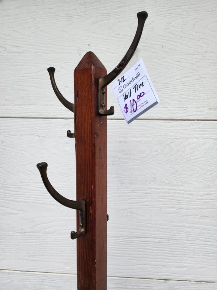 Goodwill Coat Racks Goodwill Antique Coat Rack - My Repurposed Life®