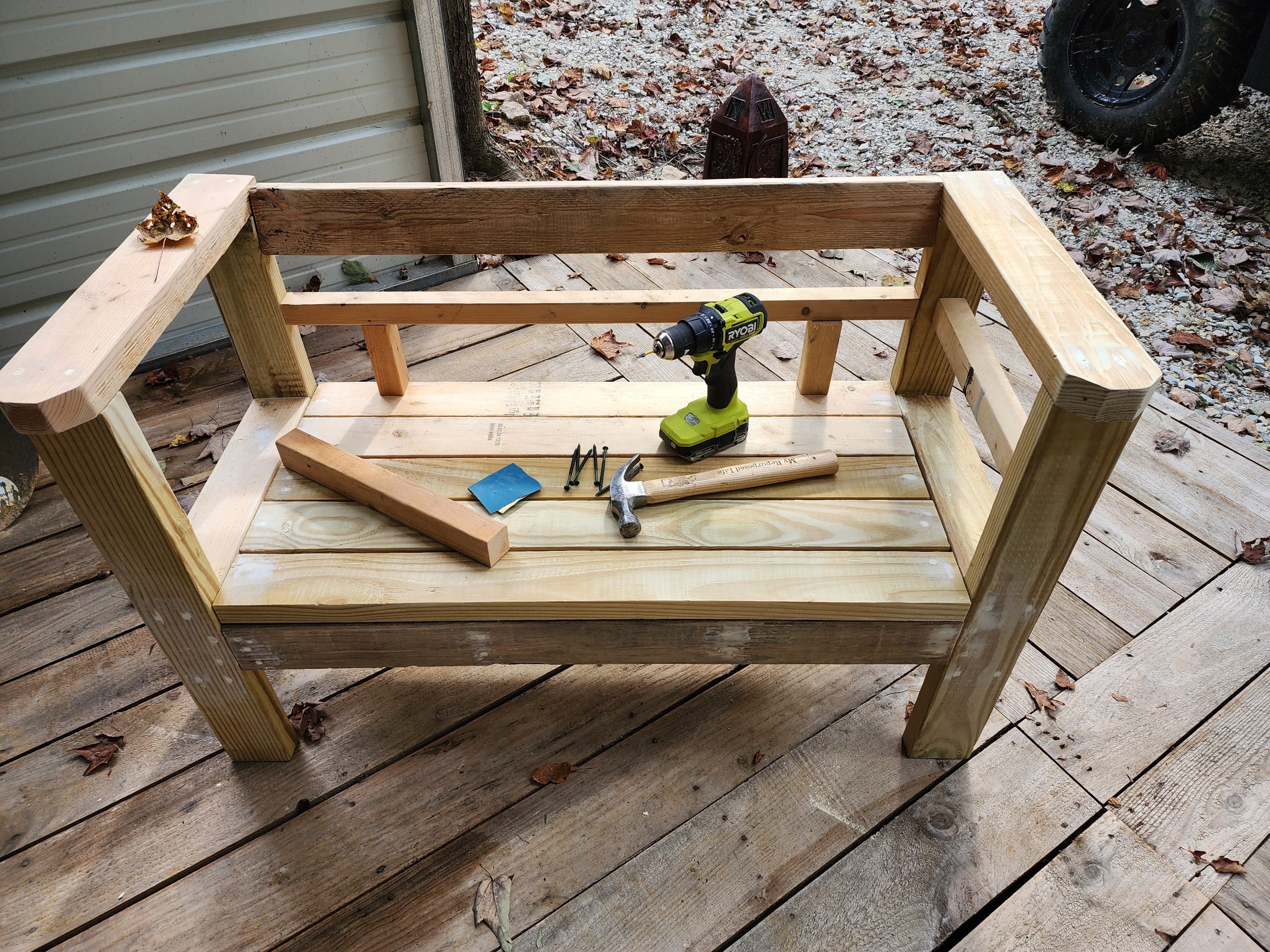 diy outdoor sofa