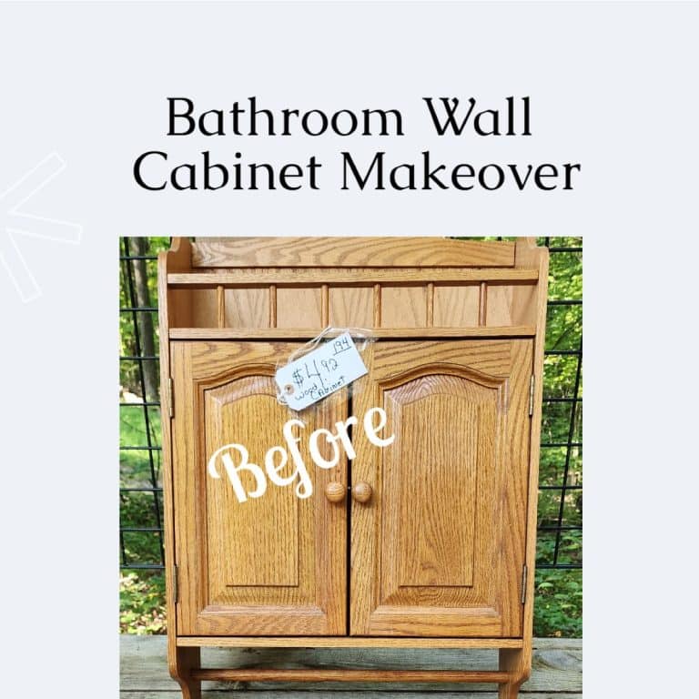 Bathroom Wall Cabinet Makeover