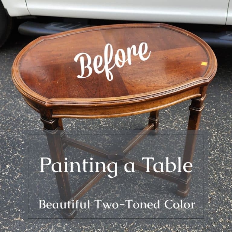 Two Toned Side Table