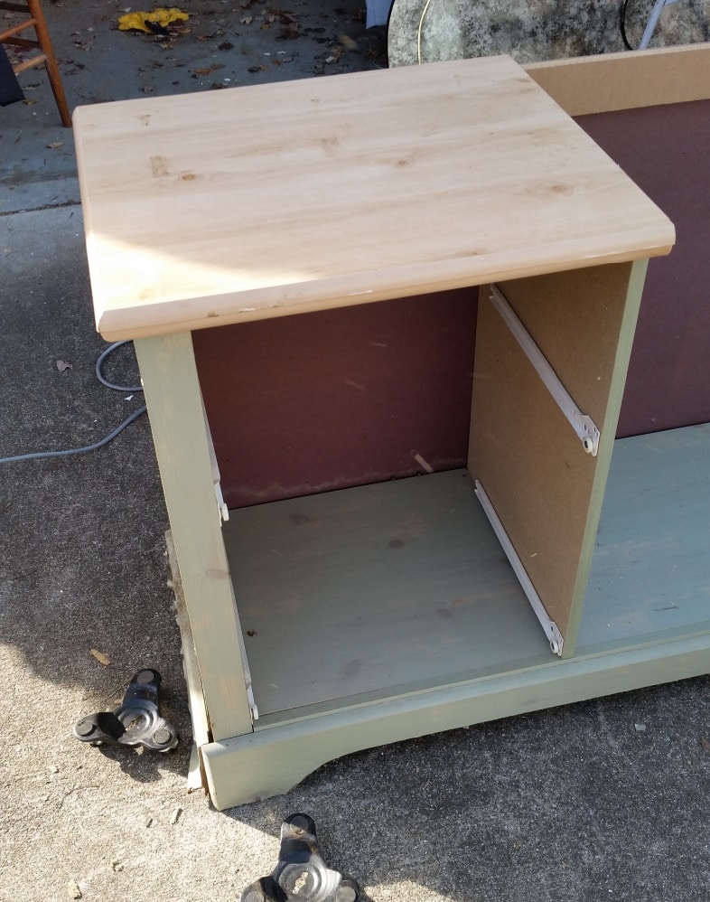 partial dresser top