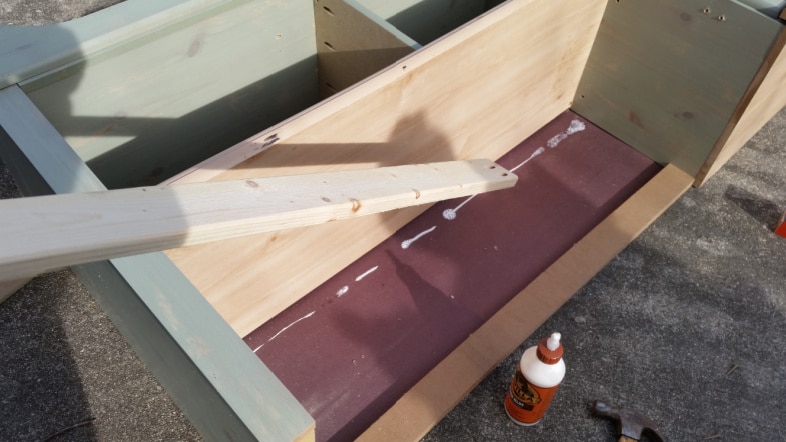 strengthen dresser bench