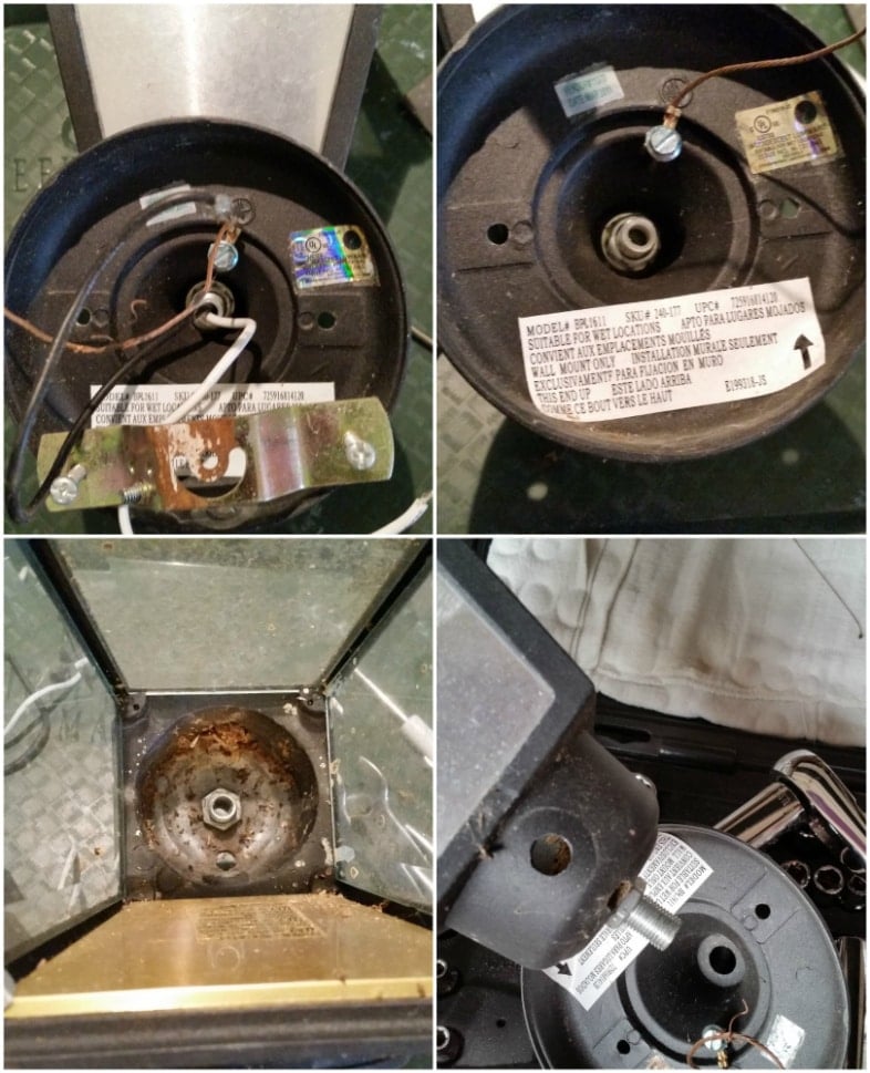 diy Christmas lanterns dismantle porch lights