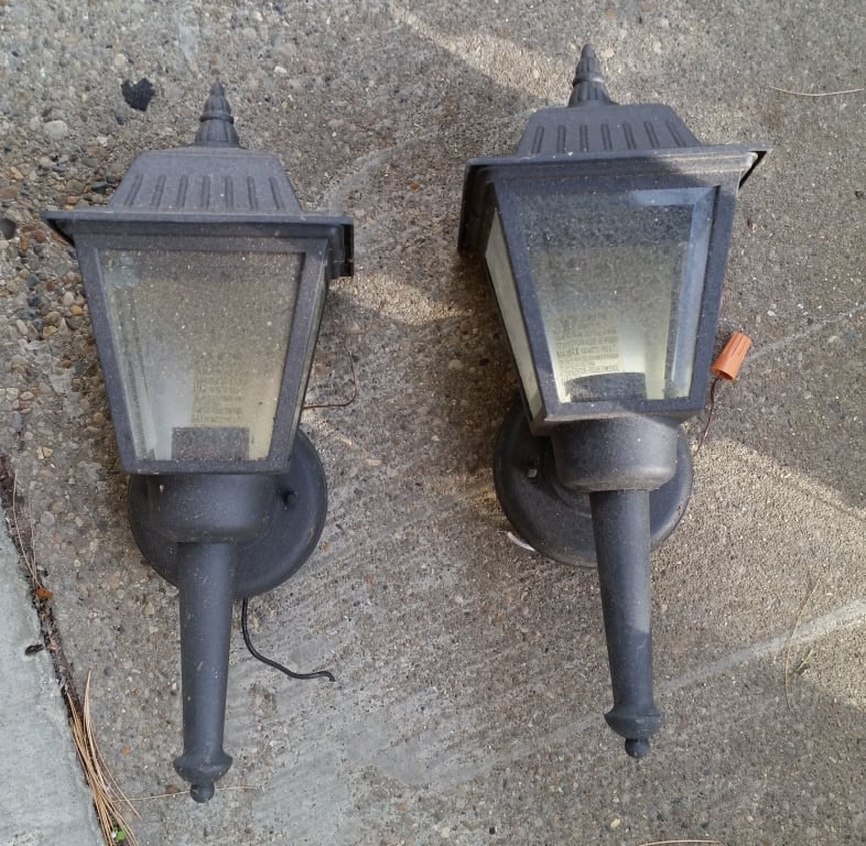 old porch lights