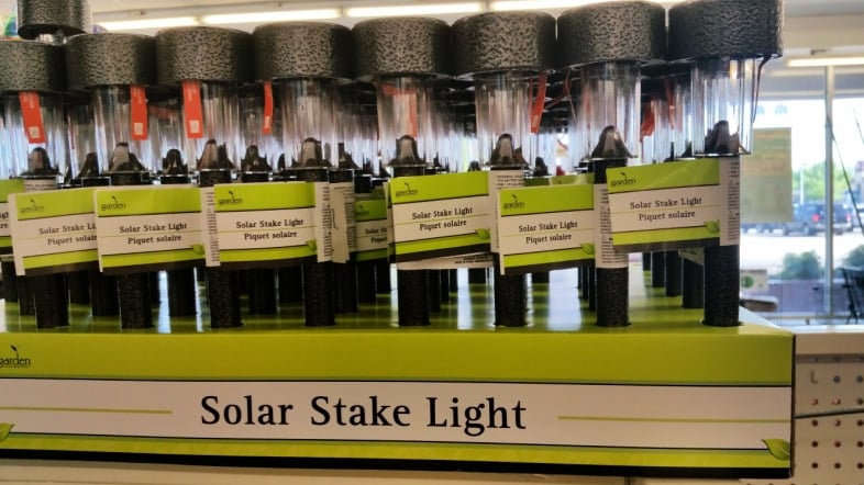 dollar store solar lights