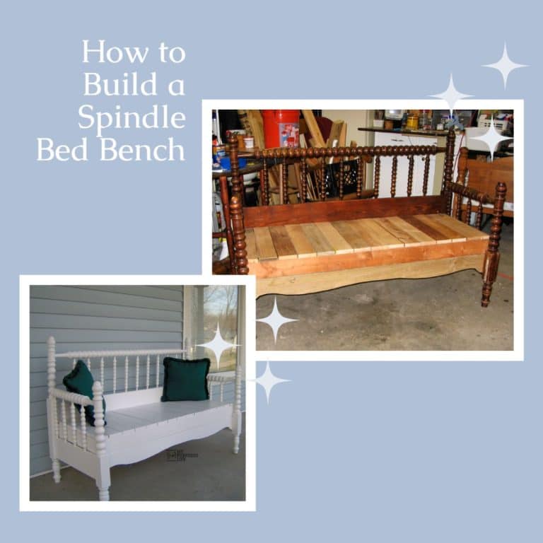 Headboard Bench (full size spindle or spool bed)
