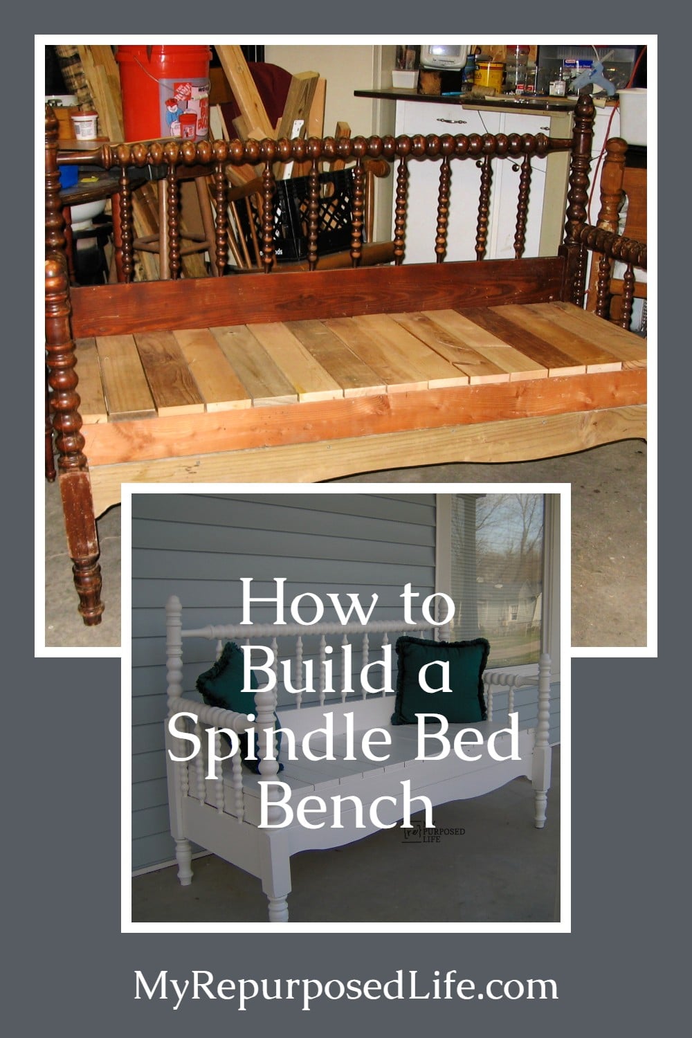 My Repurposed Life is an excellent resource! It’s packed with DIY tutorials, including detailed instructions on repurposing headboards into beautiful benches. via @repurposedlife