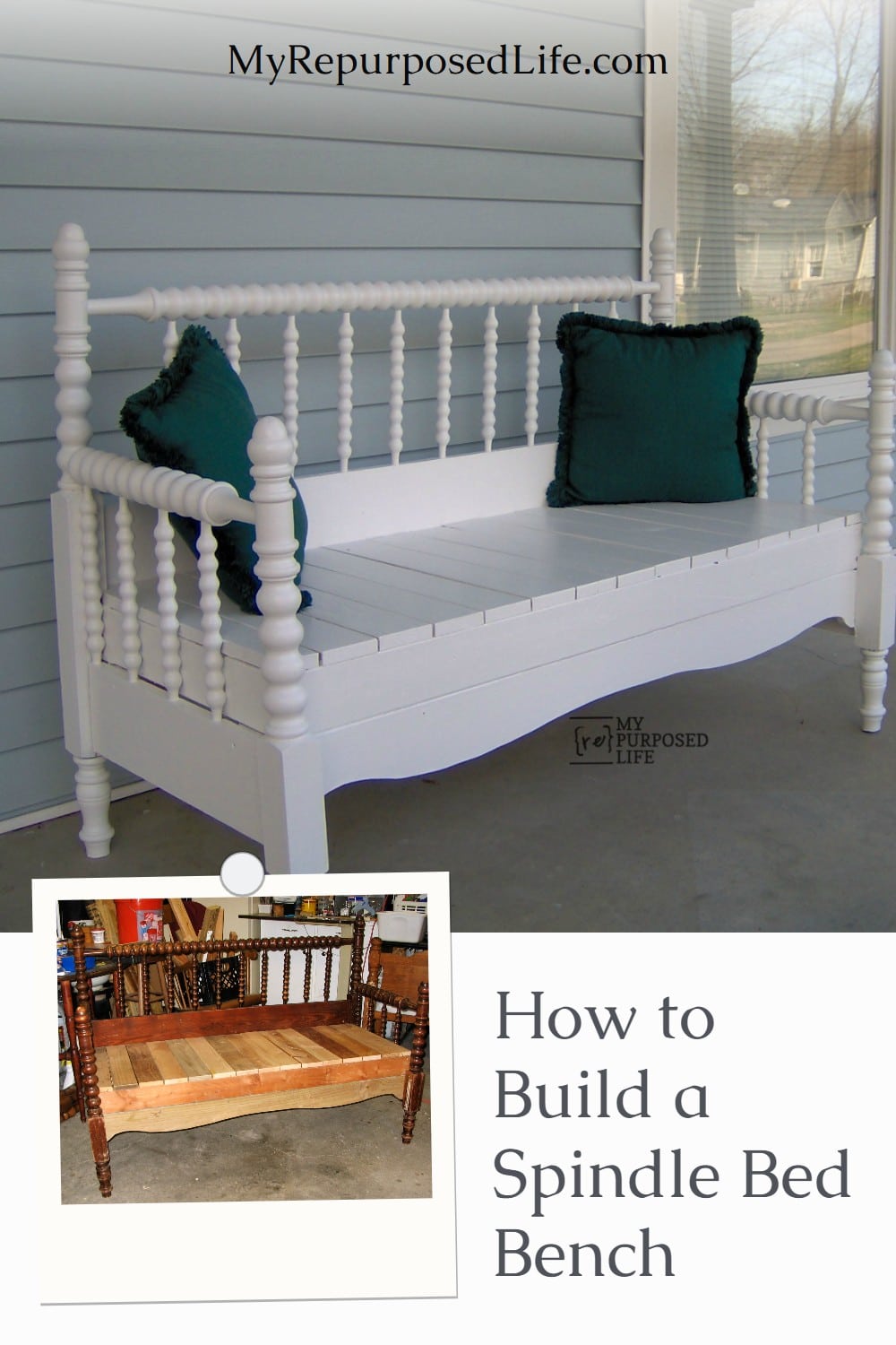 My Repurposed Life is an excellent resource! It’s packed with DIY tutorials, including detailed instructions on repurposing headboards into beautiful benches. via @repurposedlife