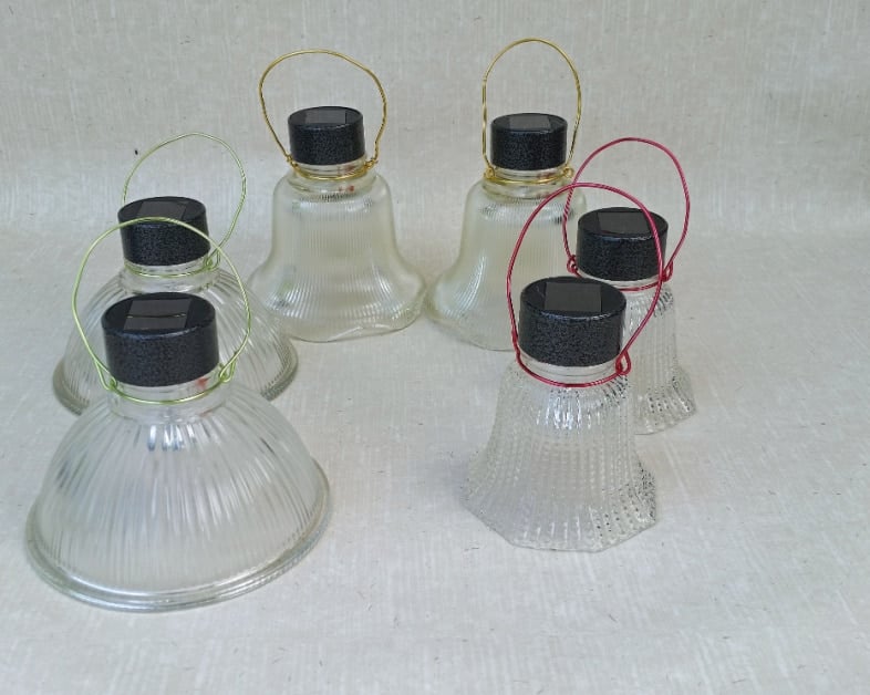more glass globe solar lights