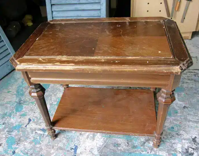 small thrift store table
