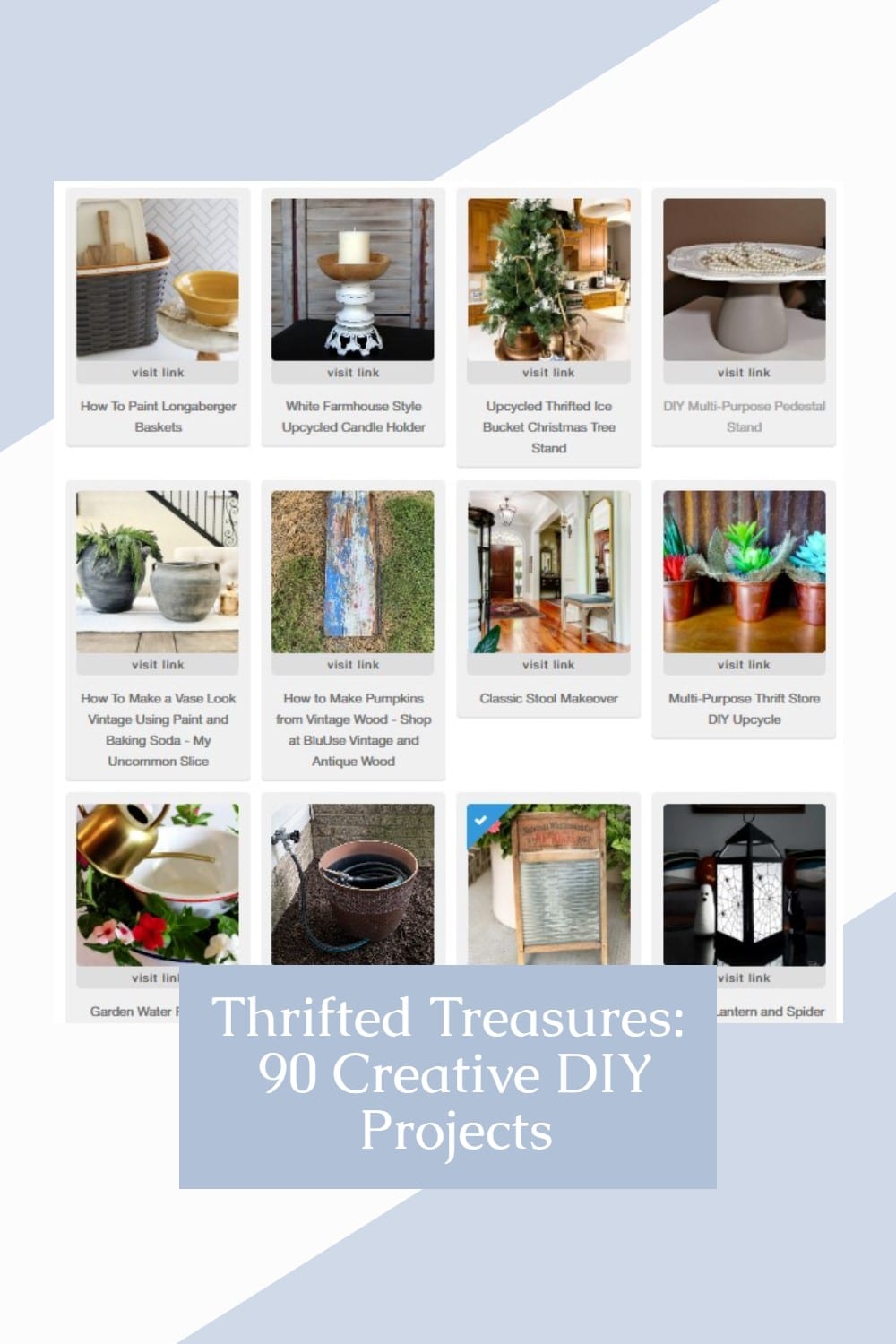 A collection of six unique thrift store table makeovers for all skill levels. Bonus projects: Ninety chic thrift store projects for your home. via @repurposedlife