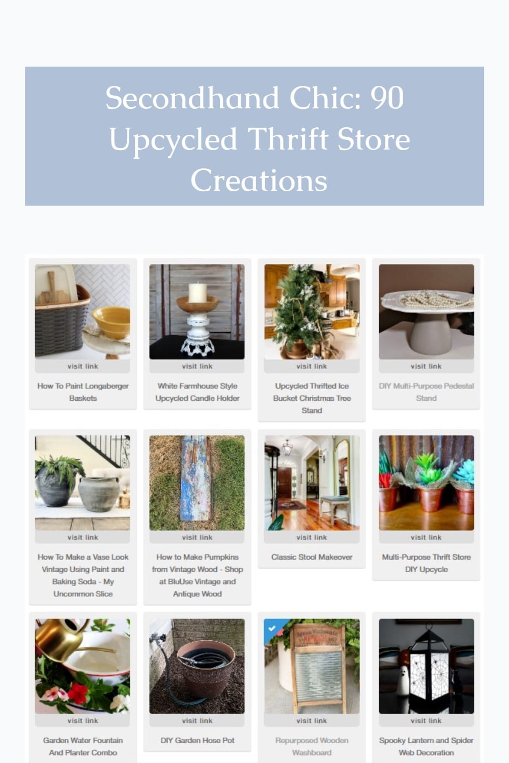 A collection of six unique thrift store table makeovers for all skill levels. Bonus projects: Ninety chic thrift store projects for your home. via @repurposedlife