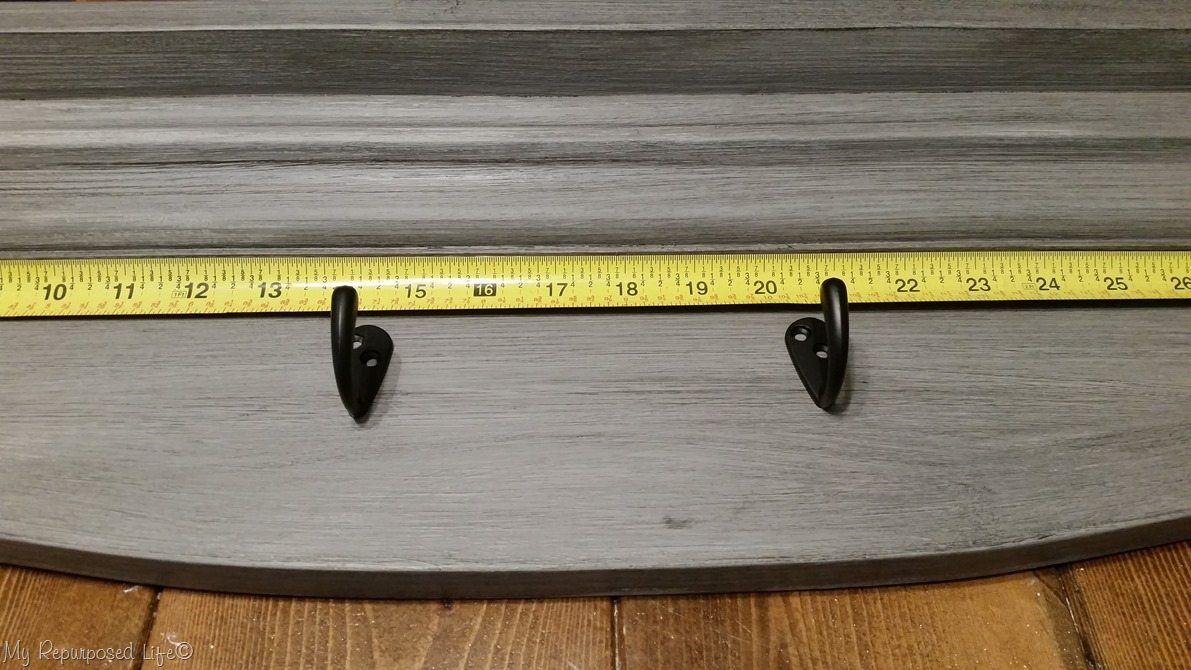 add cup hooks to shelf add cup hooks to shelf